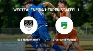 SuS Neuenkirchen bietet Grün-Weiß Nottuln Paroli