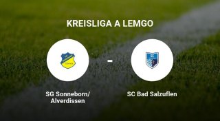 SC Bad Salzuflen verliert gegen SG Sonneborn/Alverdissen