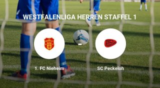 Knappes Unterliegen für SC Peckeloh gegen 1. FC Nieheim