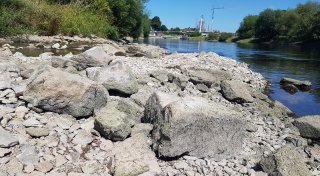 Lebensgefahr Niedrigwasser: Diese Gefahren lauern in der Weser bei Höxter