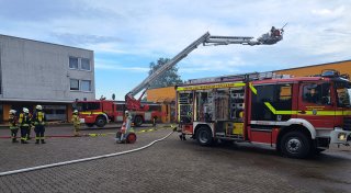 Brandeinsatz in Espelkamper Malerbetrieb