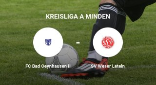 Sieg für FC Bad Oeynhausen II gegen SV Weser Leteln