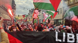 Anti-Israel-Demos in Basel vor dem Eurovision-Finale