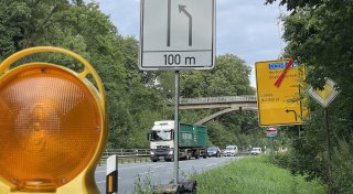 Neue Sperrung und Umleitung wegen der Baustelle an der B239 in Hüllhorst