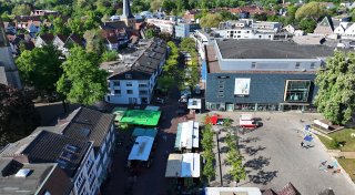 Wochenmarkt soll bei Events in Güterslohs Innenstadt neuen Standort bekommen