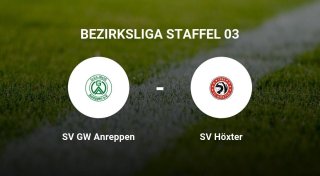 Das Match zwischen dem SV GW Anreppen und dem SV Höxter endet unentschieden