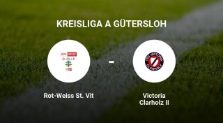 Victoria Clarholz II im Spiel gegen Rot-Weiss St. Vit um Längen besser
