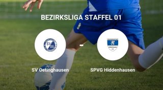 Heimniederlage auf dem Sportplatz Oetinghausen - SV Oetinghausen verliert gegen SPVG Hiddenhausen