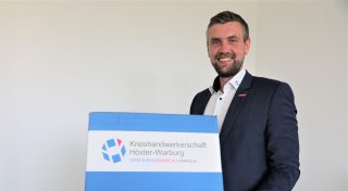 Frischer Wind: Er ist der neue Hauptgeschäftsführer der Kreishandwerkerschaft im Kreis Höxter