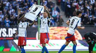 3:1 gegen Magdeburg: HSV gewinnt Topspiel in Unterzahl