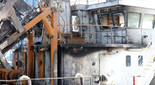 Großer Brandschaden auf Öltanker - Verpuffung an Bord?