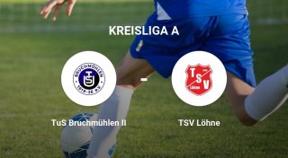 Das Team des TuS Bruchmühlen II gegen den TSV Löhne trennen sich unentschieden