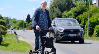 Landesstraße in Bad Oeynhausen immer noch ohne Schutz für Radler und Fußgänger