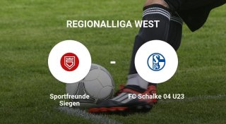 Das Spiel zwischen den Sportfreunde Siegen und dem FC Schalke 04 U23 endet unentschieden