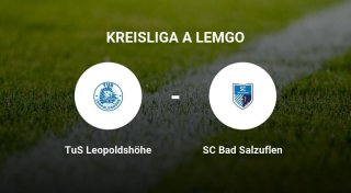TuS Leopoldshöhe im Spiel gegen SC Bad Salzuflen drückend überlegen