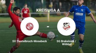 Heimniederlage im Dörenwald-Stadion - SV Diestelbruch-Mosebeck ergibt sich der SG Brakelsiek / Wöbbel