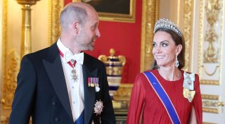 «Lady in red»: Kate der Star beim Staatsbankett