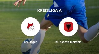 KF Kosova Bielefeld bietet SV Häger Paroli