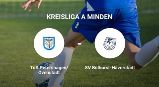 Knappes Unterliegen für SV Bölhorst-Häverstädt gegen TuS Petershagen/Ovenstädt
