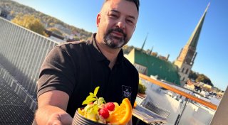 Frühstück im „The Bernstein“: Schlemmen über den Dächern von Bielefeld