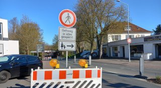 Bahnunterführung der B239 in Hiddenhausen einseitig gesperrt: Das ist die Umleitung