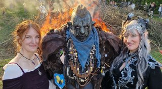 Cosplay-Star: Lübbecker begeistert als Ork auf Mittelaltermärkten und im Internet