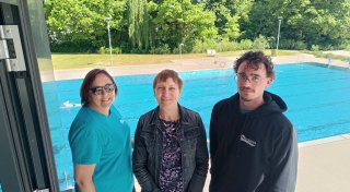 Modernste Technik: Exklusiver Blick hinter die Kulissen vom Bünder Freibad