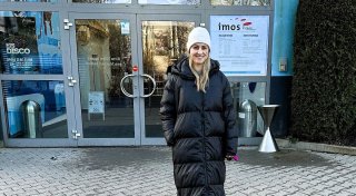 Die Follower-Jägerin des Herforder Eishockey Vereins