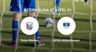 Union Minden gegen SPVG Hiddenhausen trennen sich unentschieden