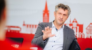 Bürgermeisterkandidat Frank Wolters: „Das Wichtigste ist für uns der geförderte Wohnungsbau“