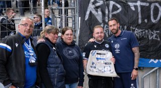 Arminia ehrt langjährigen Fan aus Löhne nach seinem Tod mit einer besonderen Geste