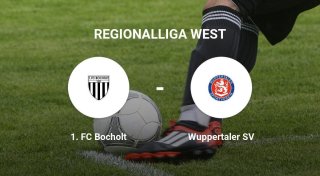 Remis im Duell zwischen dem 1. FC Bocholt und dem Wuppertaler SV