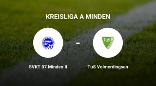 TuS Volmerdingsen setzt sich knapp durch gegen den SVKT 07 Minden II