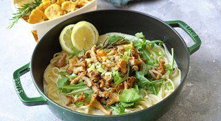 Pasta mit Spätsommer-Charme: Linguine mit Pfifferlingen