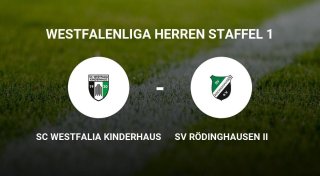 Remis im Duell zwischen dem SC Westfalia Kinderhaus und dem SV Rödinghausen II