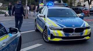 Brand in München - Großeinsatz von Polizei und Feuerwehr