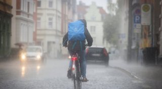 Dauerregen zieht über Bielefeld - Unwetter möglich