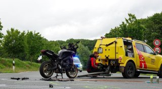 Motorradfahrer bei Unfall im Kreis Gütersloh schwer verletzt