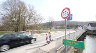 Sanierung der Nethebrücke bei Höxter verschiebt sich