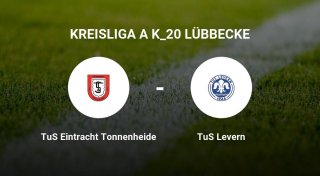 Spannender Kampf zwischen der TuS Eintracht Tonnenheide und dem TuS Levern
