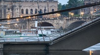 «Akute Einsturzgefahr» bei Carolabrücke in Dresden