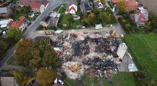 Nach dem Großbrand in Hille: So lief einer der größten Einsätze der letzten Jahre
