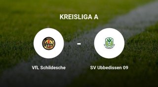 Das Spiel zwischen dem VfL Schildesche und dem SV Ubbedissen 09 endet unentschieden