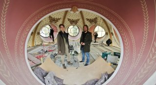 So sieht`s unter der Kuppel im historischen Badehaus von Bad Oeynhausen aus