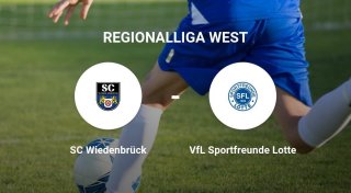 Enger Ausgang für SC Wiedenbrück gegen VfL Sportfreunde Lotte