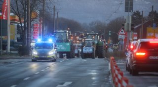 Bauernproteste in Bad Oeynhausen vor einem Jahr: Strafe für Autobahn-Blockade