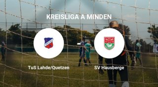 Knappes Scheitern für SV Hausberge gegen TuS Lahde/Quetzen