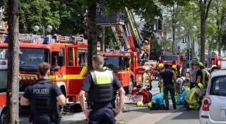 Kellerbrand mitten in Bad Lippspringe: Bewohner flüchten auf den Balkon
