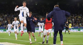 Paderborns Stefano Marino erwischt den perfekten Moment fürs erste Zweitliga-Tor