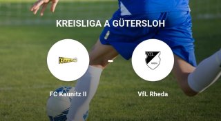 VfL Rheda setzt sich durch gegen FC Kaunitz II